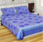 Polycotton Double Bedsheet with 2 Pillow Cover 