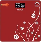Venus Electronic Digital Personal Bathroom Weight Machine upto 180 kg Weighing Scale  (Red, Pack of 1)