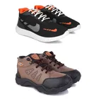 Sports Shoes for Men, Multicolor, Pack of 2 