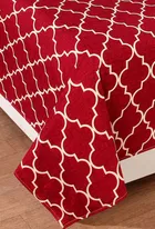 Glace Cotton Printed Double Bedsheet with Two Pillow Covers 