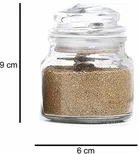 Afast Glass Container Jar With Lid for Kitchen Storage Pop Jar Glass Jar Food Storage Containers For Storing Spices,Jam,Honey,Aachar,Sugar,Coffee Beans 
