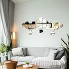 Acrylic Hexagon Shaped Wall Mirror Stickers 