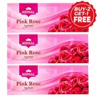Shubhkart Nirmal Ladi Pack Pink Rose Agarbatti - 3X22 g (Buy 2 Get 1 Free)