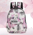 Fabric Backpack Bag, White