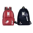 Combo of BTS Printed PU Backpacks for Women & Girls 