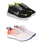 Sports Shoes for Men, Multicolor, Pack of 2 