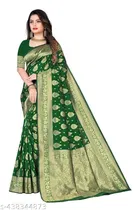 Banarasi Silk Zari Woven Saree for Women 