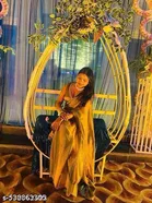 JImmy Choo Saree for Women, Gold 