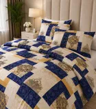 Simple Home 120TC Geometry Queen Bedsheet 88x96inch Multicolor