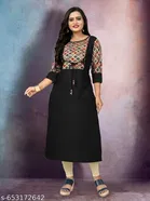 Solid Cotton Blend Kurti for Women, Pack of 2 