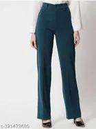 Cotton Blend Trouser for Women 