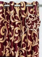 Alaqsa Abstract Polyester Door Curtain 7Ft Pack Of 1