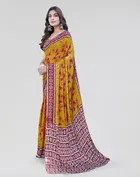 Chiffon Printed Saree for Women 