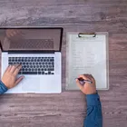 Kores Paper clipboard Writing pad, exam Board for Kids/Students, Transparent exam pad 