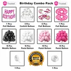 Hello Kitty Theme 8th Happy Birthday Decoration,Multicolour,Set Of 1