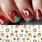 12 Sheets Nail Art Stickers (Multicolor, Set of 1)