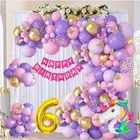 59 Pcs 6th Birthday decoration kit, Multicolour, Set of 1
