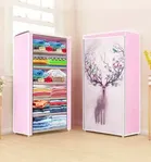 6 Layers Printed Collapsible Wardrobe 