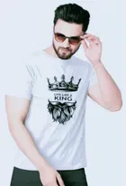 Round Neck Printed T-Shirt for Men 