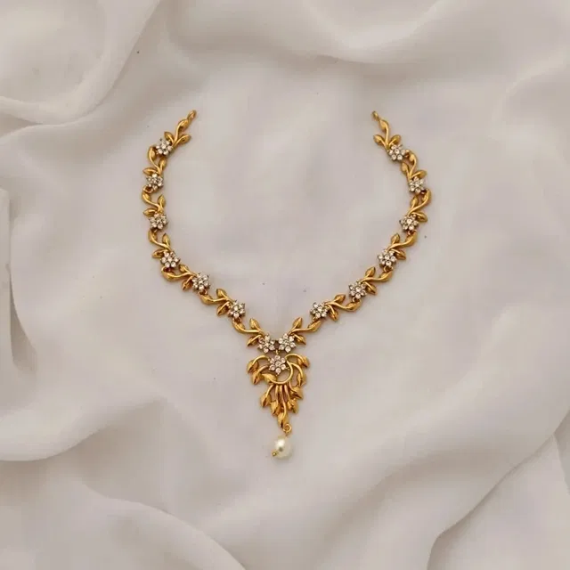 Zircon Gold-plated Jewellery Set for Women (Turquoise, Free Size)