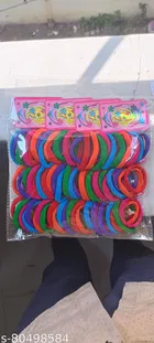 Fabric Hair Rubber Bands for Women, Pack of 72 