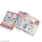 Magic Land Unicorn, Mermaid, Halloween And Space Activity & Coloring Book For Kids Set Of 4