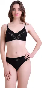 Cotton Blend Lingerie Set for Women 