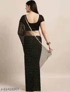 Georgette Printed Saree for Women 