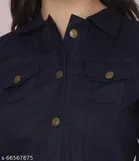 Full Sleeves Solid Jacket for Women & Girls 