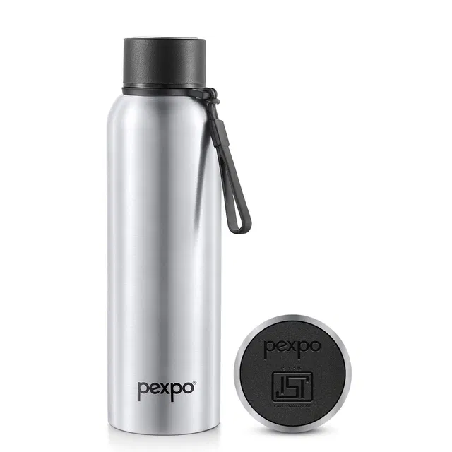 Pexpo Bravo Stainless Steel Water Bottle 700ml - Silver