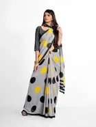 Georgette Printed Saree for Women 