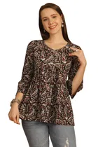 Cotton Printed Top for Women 