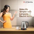 LONGWAY Kestro with Stainless Steel Body for Boiling Electric Kettle (2 L,1500 W)