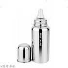 Steel Feeding Bottle Soft Silicone Fruit Nibbler,Bottle Cleaning Brush With Cutter Spoon