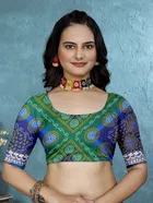 Georgette Bandhini Saree for Women 