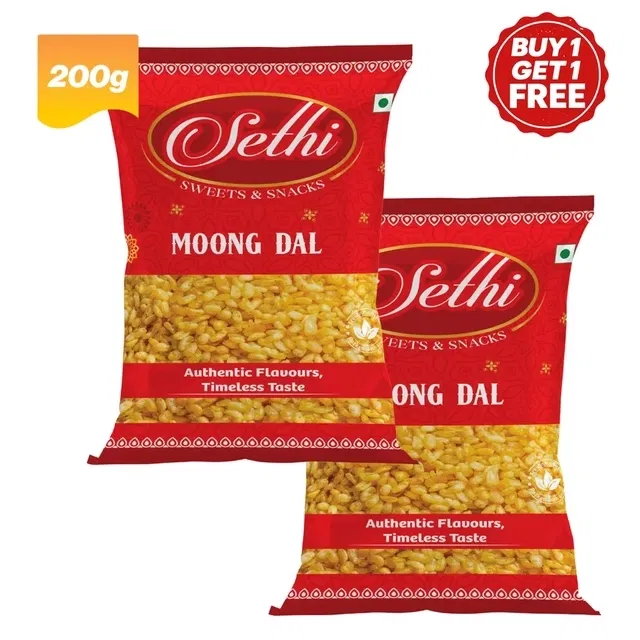 सेठी मूंग दाल 2X200 g (बय 1 गेट 1 फ्री)
