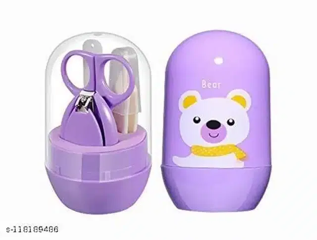 Plastic Manicure Pedicure Care Kit for Infants (Lavender)