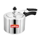 LEORON Aluminium InnerLid  Pressure Cooker Gas Stovetop Compatible (3 Ltr, Pack of 1)