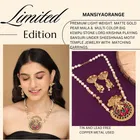 Gold Plated Designer Necklace with Earrings for Women & Girls 