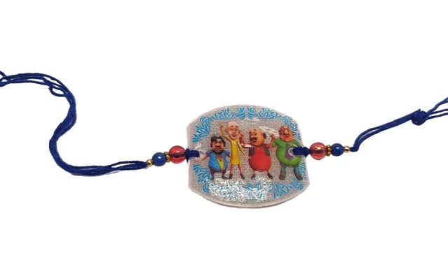 Synthetic Rakhi for Kids (Multicolor, Pack of 1)