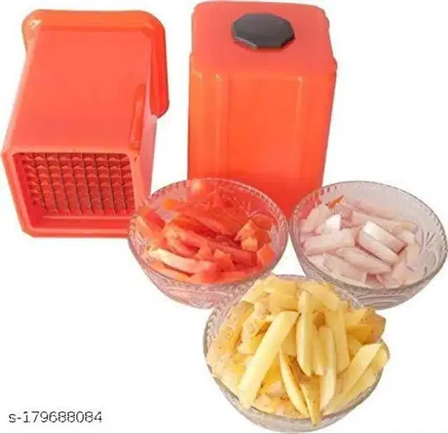 Plastic Potato & Vegetable Chipser (Green)