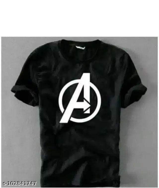 T-Shirt for Men (Black, L)