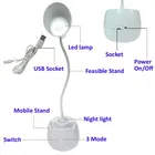 2 iN 1 Study Table Lamp Rechargeable Desk Light Touch Model With Nigh lamp & Pen Stand Study Lamp 