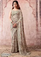 Georgette Printed Saree for Women 