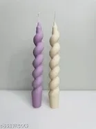 Twisted Pillar Shaped Candles 