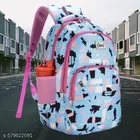 Polyester Backpack Bag, Blue