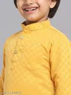 Cotton Blend Kurta with Pyjamas for Boys 