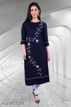 Viscose Rayon Printed Kurti for Women 
