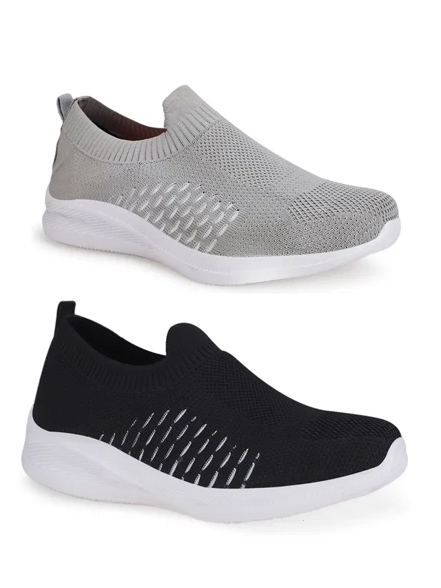 Casual Shoes for Men (Multicolor, 8) (Set of 2)