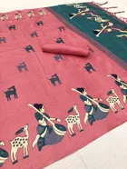Yashika Designer Women's Saree Art Silk With Unstitched Blouse Piece 